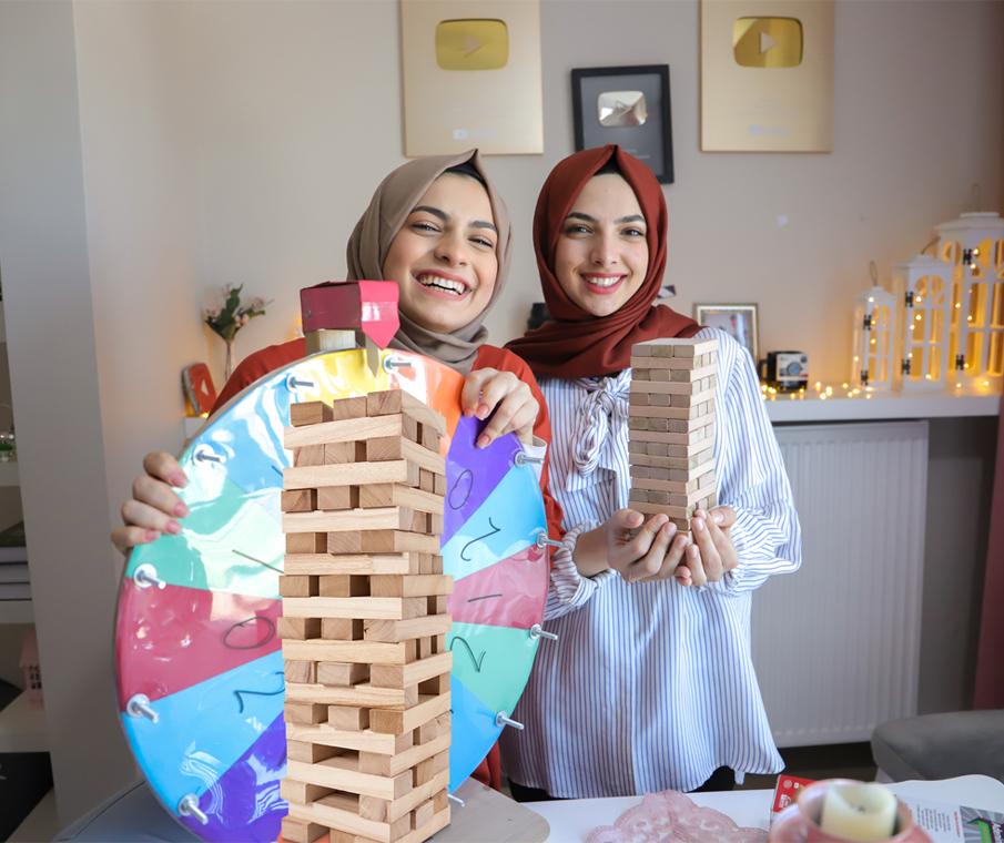 Jenga blocks challenge